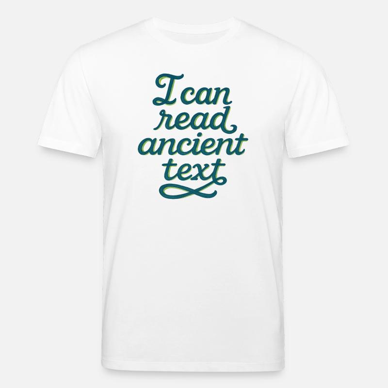 Antikes Script Tee - Stanley/Stella Unisex Bio-T-Shirt CREATOR  - Weiß