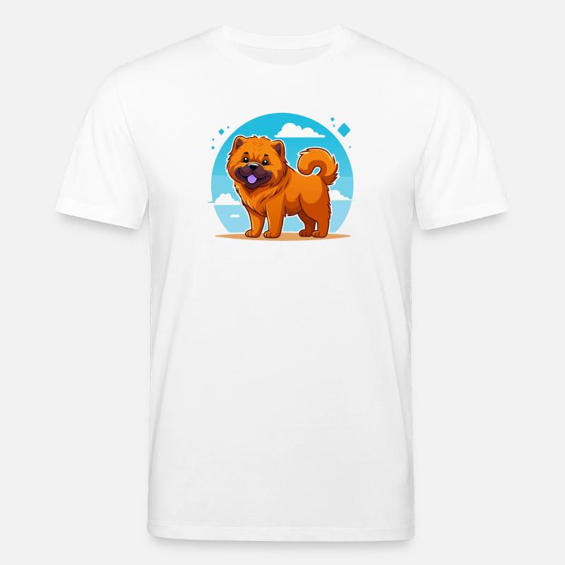 Chow-Chow (Comic) - Stanley/Stella Unisex Bio-T-Shirt CREATOR  - Weiß