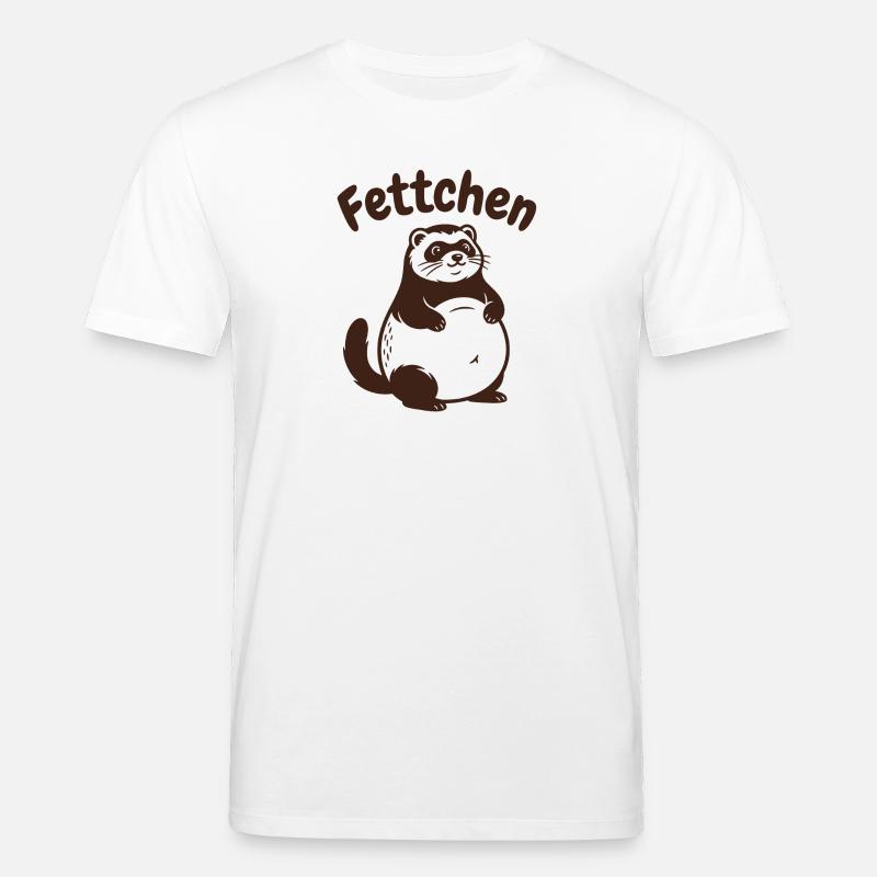 Furets - graisses avec un gros ventre - T-shirt bio CREATOR Stanley/Stella Unisexe - blanc