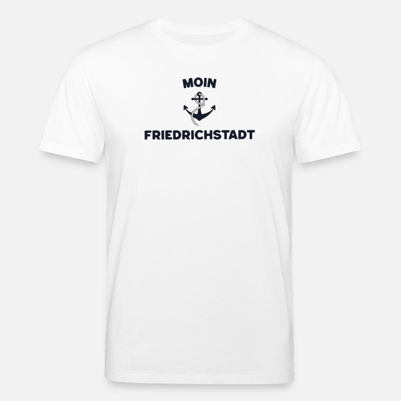 Moin Friedrichstadt – Maritimes Anker Design - Stanley/Stella Unisex Bio-T-Shirt CREATOR  - Weiß