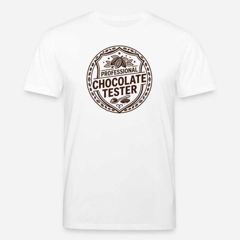 Schokolade Tafelschokolade Schokoriegel Backen - Stanley/Stella Unisex Bio-T-Shirt CREATOR  - Weiß