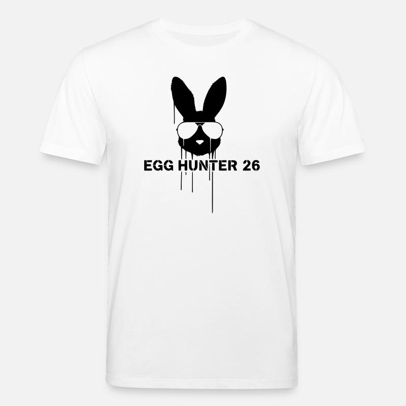 Cooler Egg Hunter 2026 Hase Ostern - Stanley/Stella Unisex Bio-T-Shirt CREATOR  - Weiß