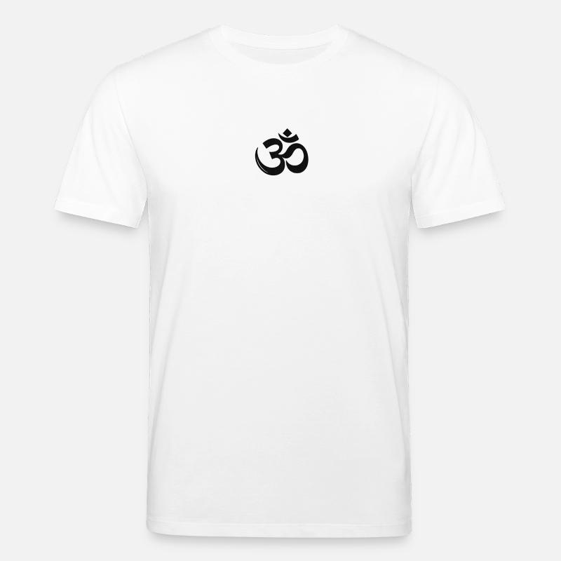 Om Minimalist Silhouette - Stanley/Stella Unisex Bio-T-Shirt CREATOR  - Weiß