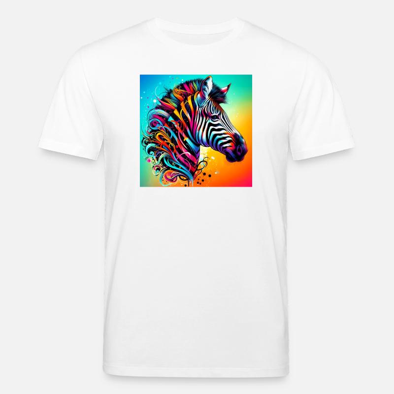 Zebra - Stanley/Stella Unisex Bio-T-Shirt CREATOR  - Weiß