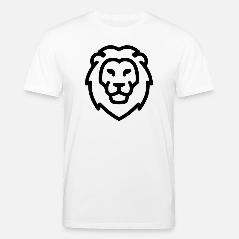 Löwe - Stanley/Stella Unisex Bio-T-Shirt CREATOR  - Weiß