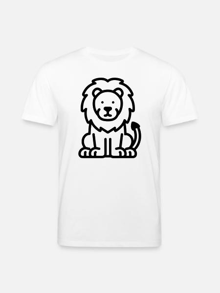 lion - T-shirt bio CREATOR Stanley/Stella Unisexe - blanc
