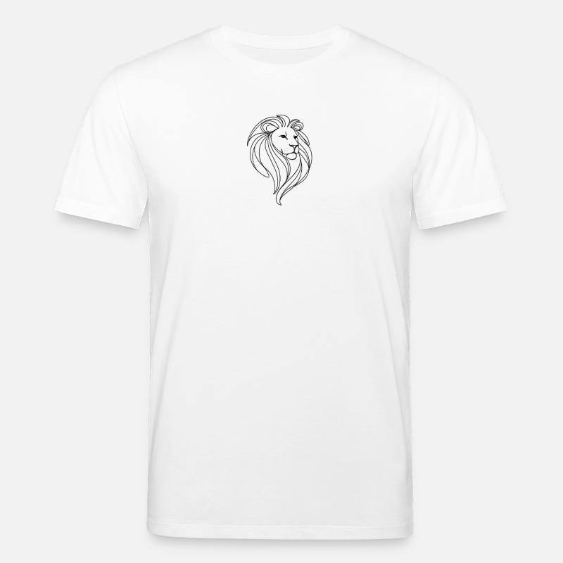 Löwe - Stanley/Stella Unisex Bio-T-Shirt CREATOR  - Weiß