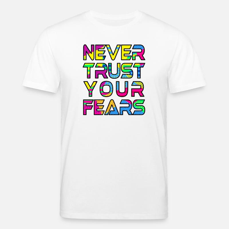 Niemals Angst vor B - Stanley/Stella Unisex Bio-T-Shirt CREATOR  - Weiß