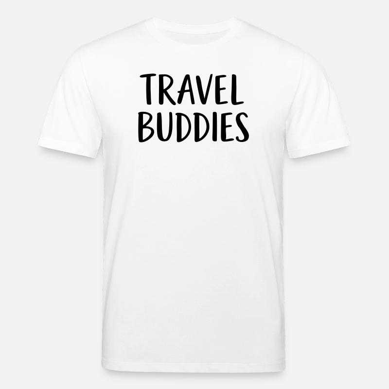 Travel buddies - Stanley/Stella Unisex Bio-T-Shirt CREATOR  - Weiß