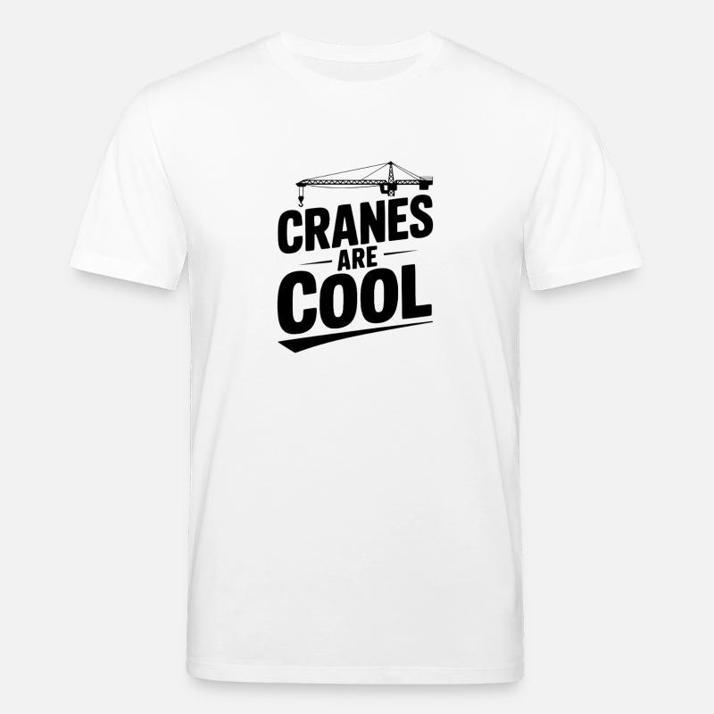 Kraniche sind cool - Stanley/Stella Unisex Bio-T-Shirt CREATOR  - Weiß