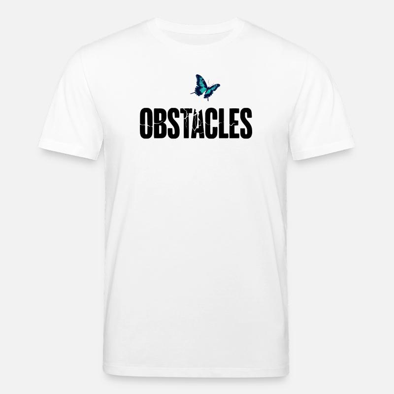 OBSTACLES – Hindernisse zerbrechen - Stanley/Stella Unisex Bio-T-Shirt CREATOR  - Weiß