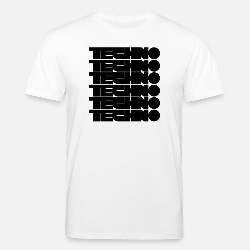 Techno bold logodesign - Stanley/Stella CREATOR økologisk unisex-T-shirt - hvid