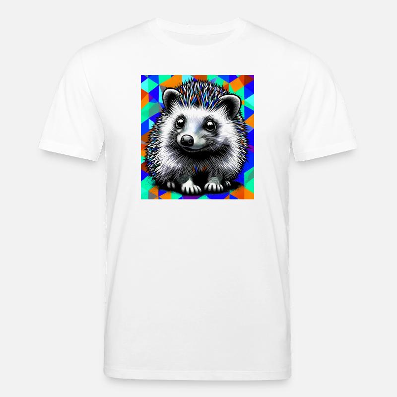 hérisson - T-shirt bio CREATOR Stanley/Stella Unisexe - blanc