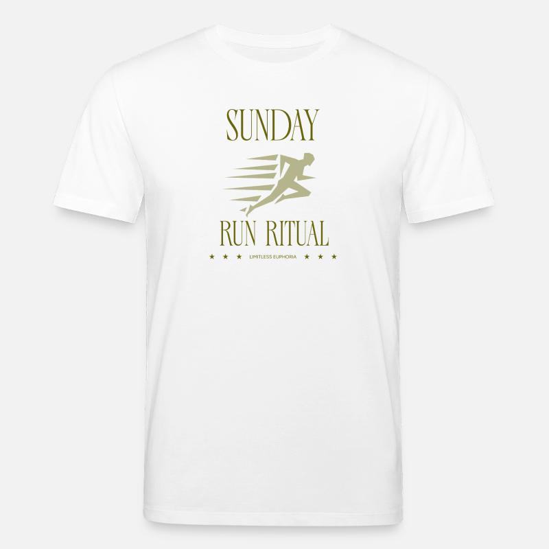 Runner - Sunday Run Ritual - Stanley/Stella Unisex Bio-T-Shirt CREATOR  - Weiß
