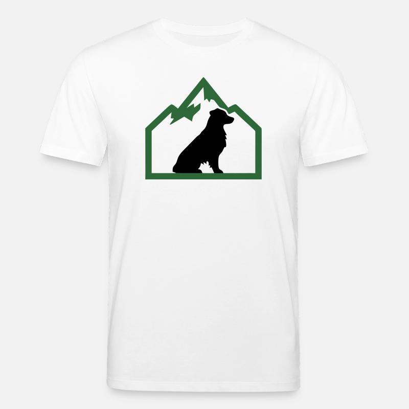 Crête extérieure des Dog Mountains - T-shirt bio CREATOR Stanley/Stella Unisexe - blanc