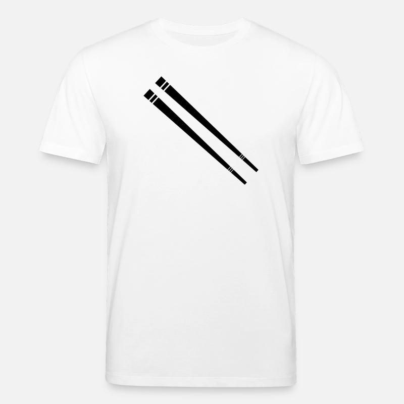 Essstäbchen - Stanley/Stella Unisex Bio-T-Shirt CREATOR  - Weiß