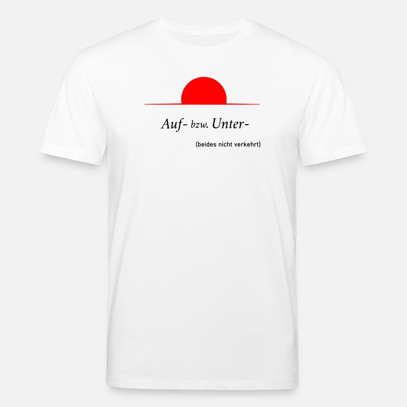 Auf oder Unter - Stanley/Stella Unisex Bio-T-Shirt CREATOR  - Weiß