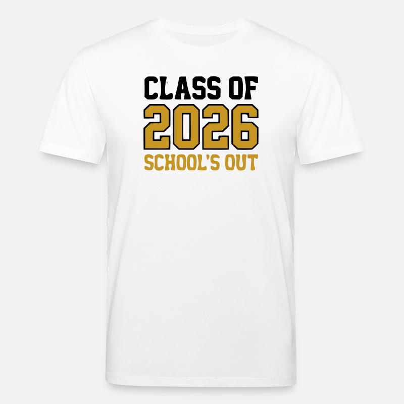 Class of 2026 Schools Out Logo - Stanley/Stella Unisex Bio-T-Shirt CREATOR  - Weiß