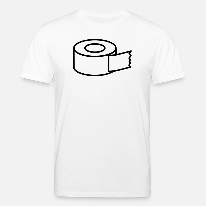 Icône d’artisanat du ruban masquant - T-shirt bio CREATOR Stanley/Stella Unisexe - blanc