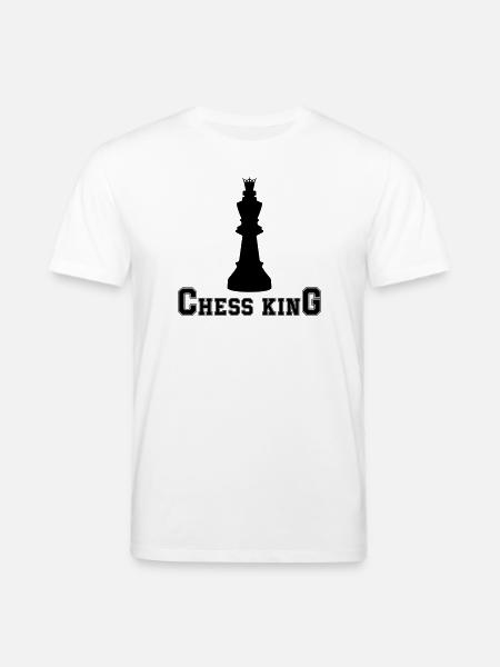Chess King - Stanley/Stella CREATOR Unisex Organic T-Shirt - white