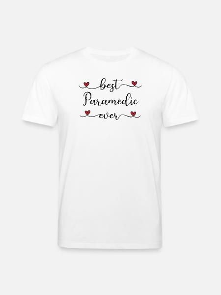 Meilleur ambulancier du monde - T-shirt bio CREATOR Stanley/Stella Unisexe - blanc