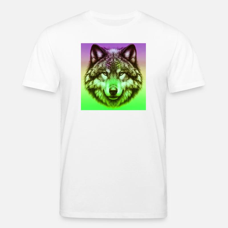 Loup - T-shirt bio CREATOR Stanley/Stella Unisexe - blanc