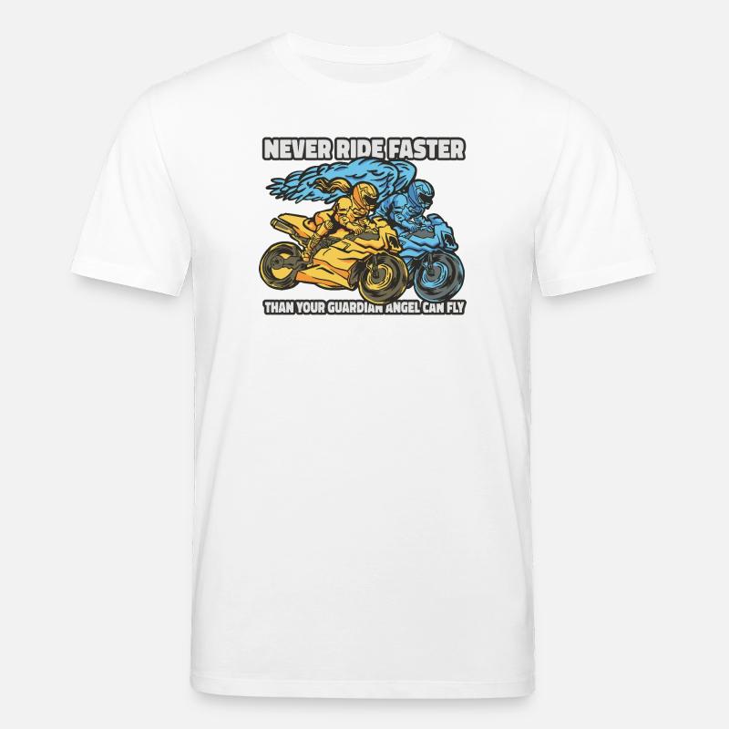 Biker Engel 🏍️ - Stanley/Stella Unisex Bio-T-Shirt CREATOR  - Weiß