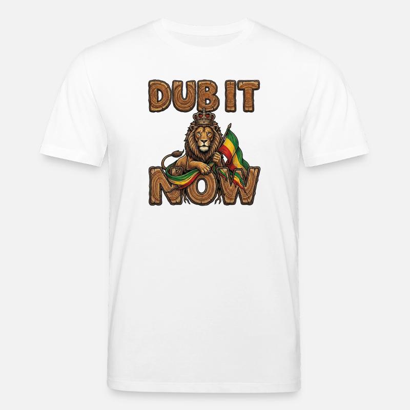 Dub It Now Holz Reggae - Stanley/Stella Unisex Bio-T-Shirt CREATOR  - Weiß