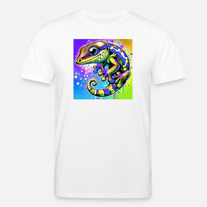 Gecko - Stanley/Stella Unisex Bio-T-Shirt CREATOR  - Weiß