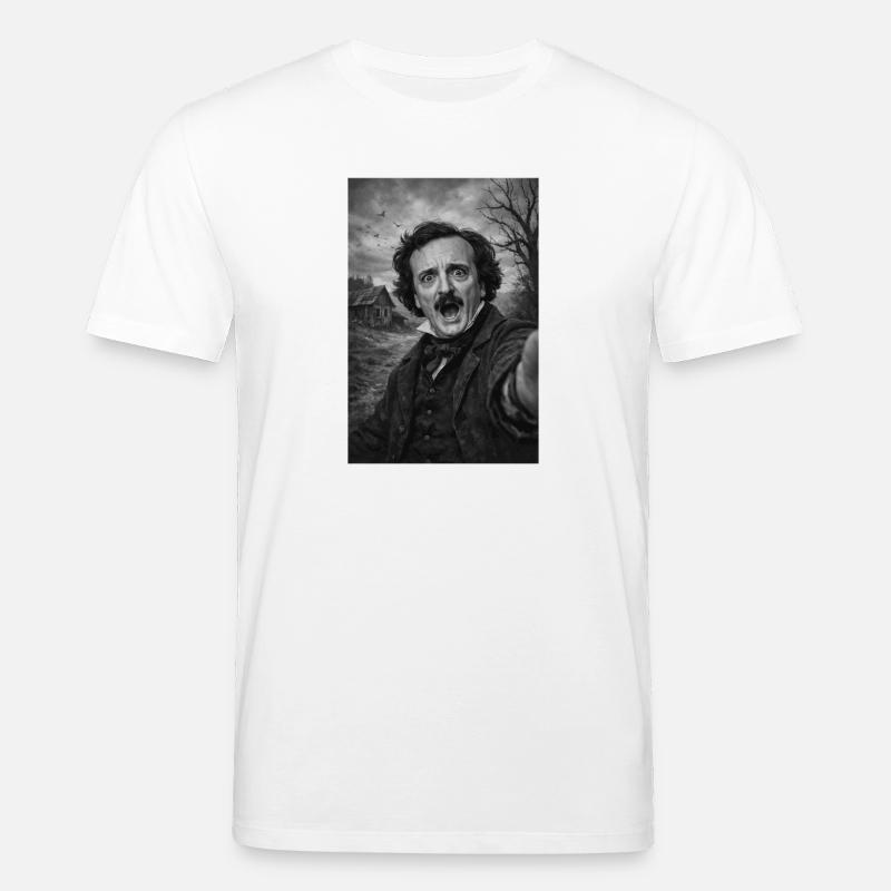 Edgar Allan Poe Selbstporträt - Stanley/Stella Unisex Bio-T-Shirt CREATOR  - Weiß