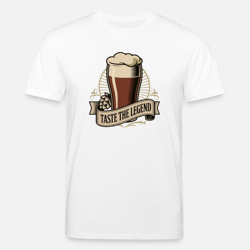 Probieren Sie das Legenden-Bier-Abzeichen - Stanley/Stella Unisex Bio-T-Shirt CREATOR  - Weiß