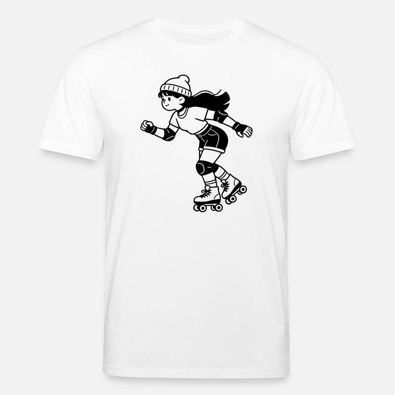 Rollschuhe - Stanley/Stella Unisex Bio-T-Shirt CREATOR  - Weiß