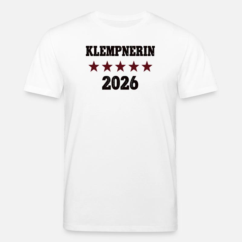 Profession de plombier 2026 Plombier Plombier - T-shirt bio CREATOR Stanley/Stella Unisexe - blanc