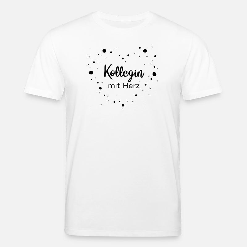 Kollegin mit Herz - Stanley/Stella Unisex Bio-T-Shirt CREATOR  - Weiß