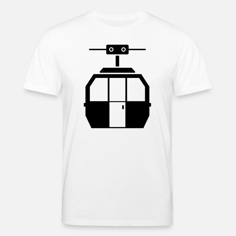 Seilbahn - Stanley/Stella Unisex Bio-T-Shirt CREATOR  - Weiß
