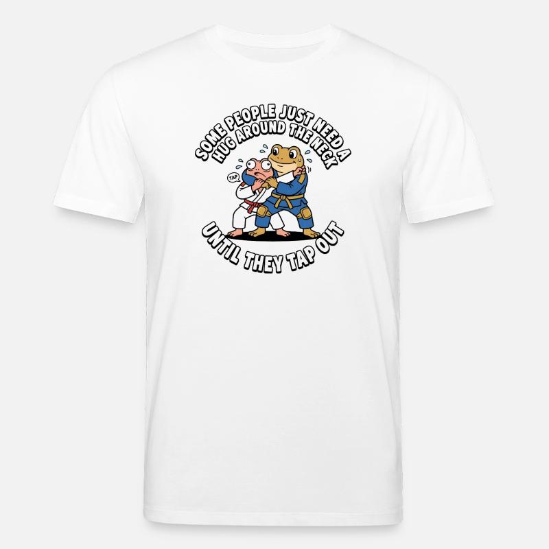 Some people just need a hug - Stanley/Stella CREATOR Unisex Organic T-Shirt - white