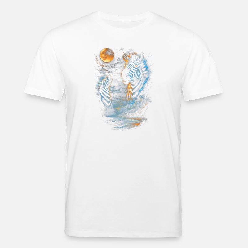 Zebra - Maglietta ecologica unisex CREATOR di Stanley/Stella - bianco