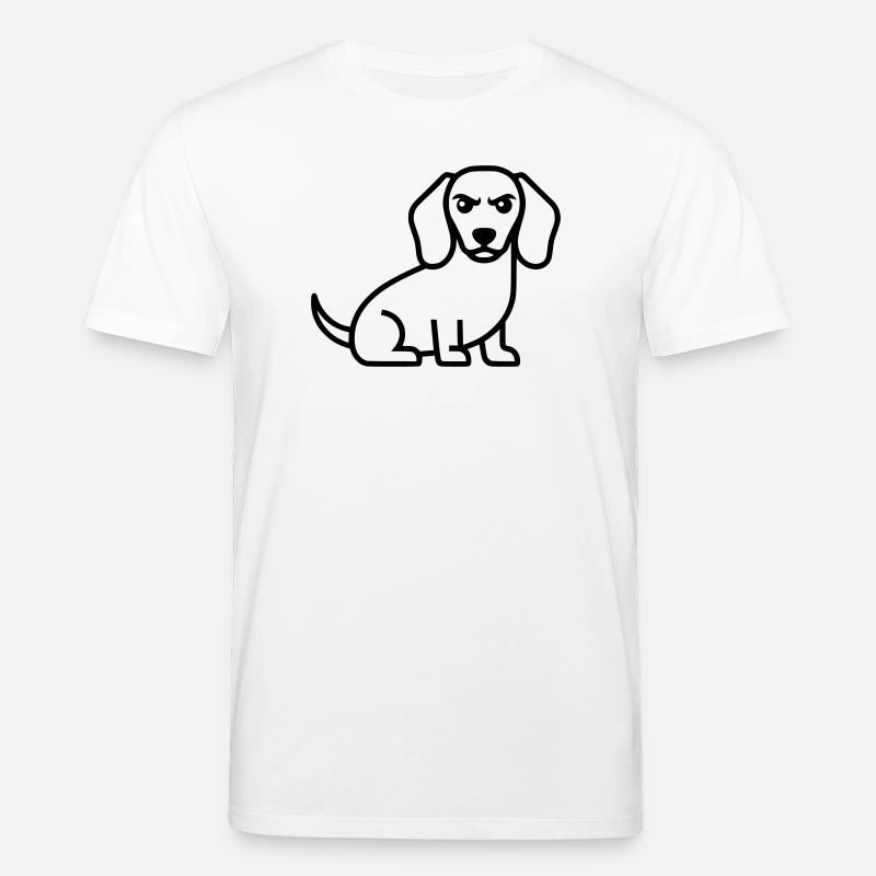 Mauvais Teckel Rond-plan - T-shirt bio CREATOR Stanley/Stella Unisexe - blanc
