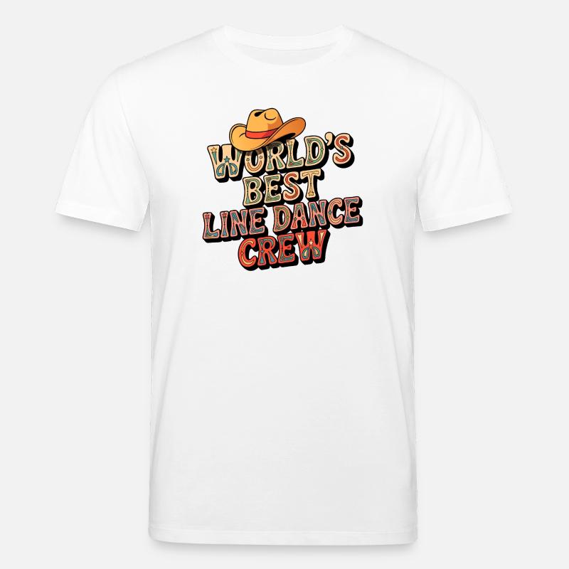 Weltbeste Line-Dance-Crew - Stanley/Stella Unisex Bio-T-Shirt CREATOR  - Weiß