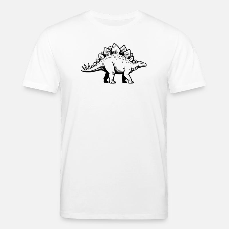 Stegosaurus - Stanley/Stella CREATOR Unisex Organic T-Shirt - white