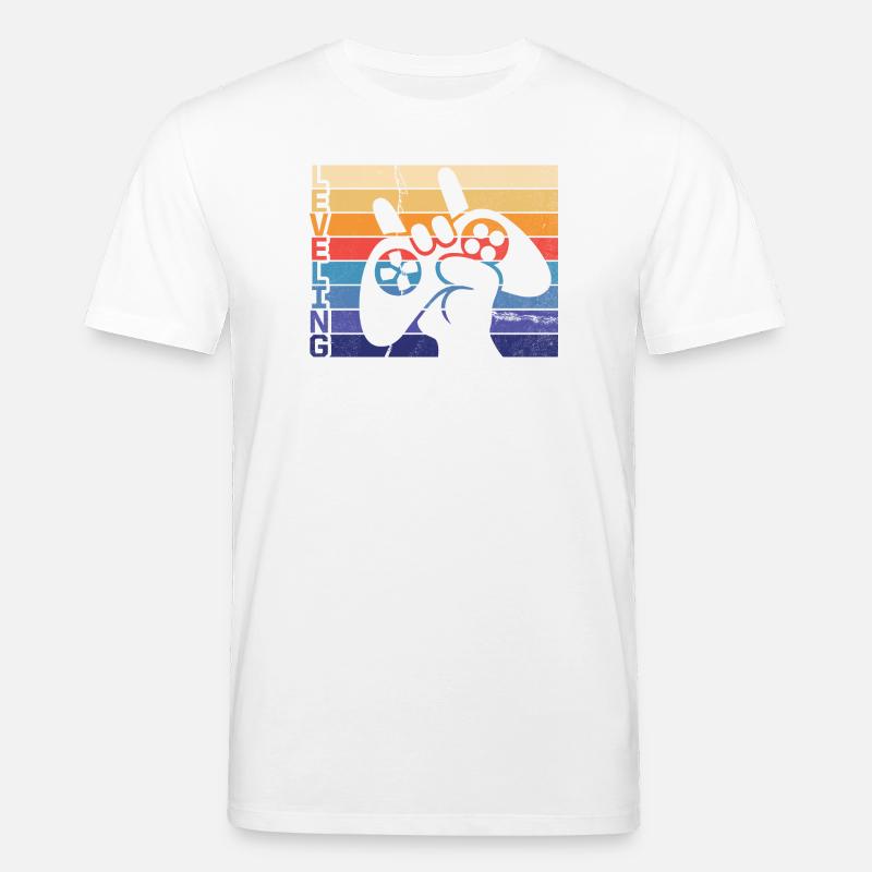 Level-Gamer-Controller - Stanley/Stella Unisex Bio-T-Shirt CREATOR  - Weiß