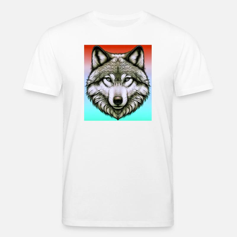 Wolf - Stanley/Stella Unisex Bio-T-Shirt CREATOR  - Weiß