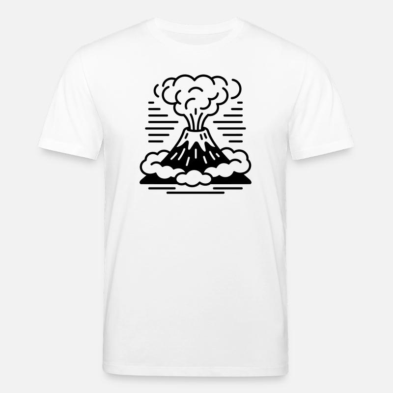 vulkan - Stanley/Stella CREATOR økologisk unisex T-skjorte - hvit
