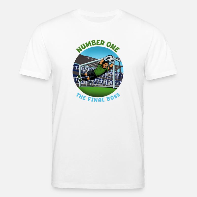 Nummber One Finalboss: Torwart - Stanley/Stella Unisex Bio-T-Shirt CREATOR  - Weiß