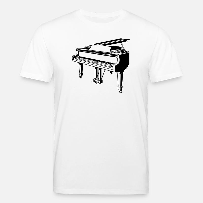 piano à queue piano - T-shirt bio CREATOR Stanley/Stella Unisexe - blanc