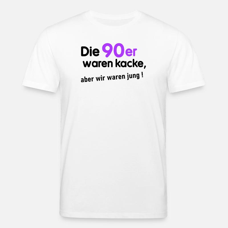90er waren kacke - Stanley/Stella Unisex Bio-T-Shirt CREATOR  - Weiß