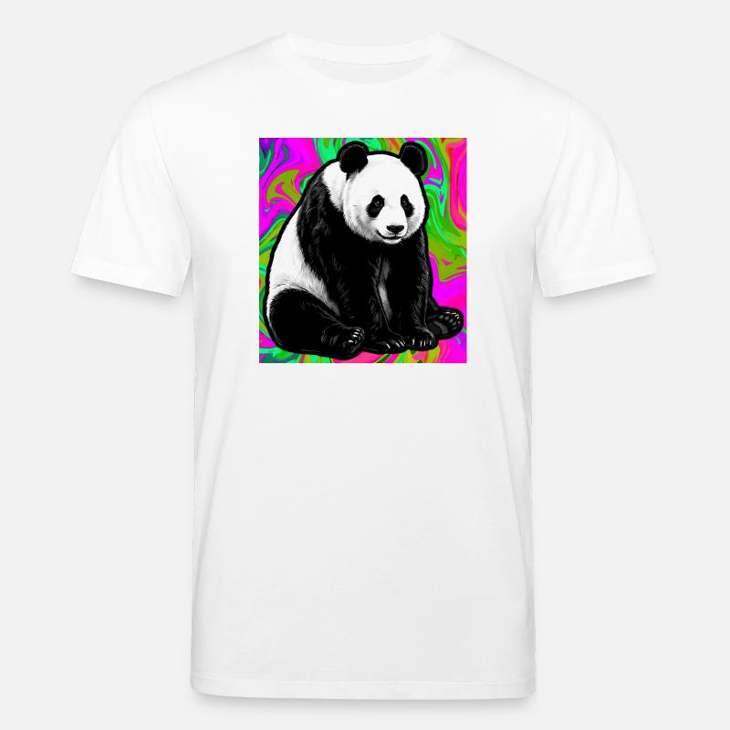 Panda - Stanley/Stella Unisex Bio-T-Shirt CREATOR  - Weiß