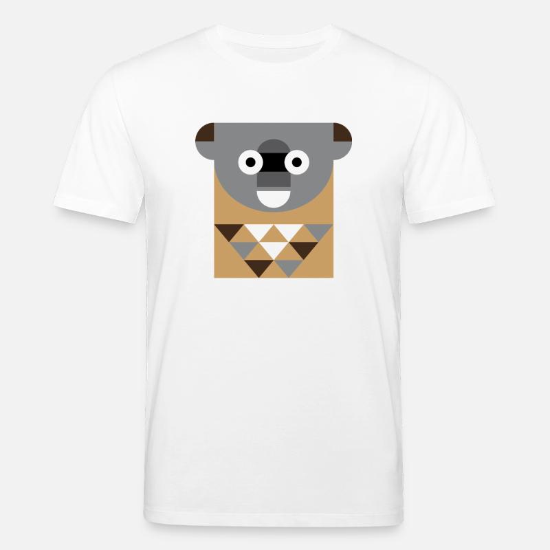 Panda - Stanley/Stella Unisex Bio-T-Shirt CREATOR  - Weiß