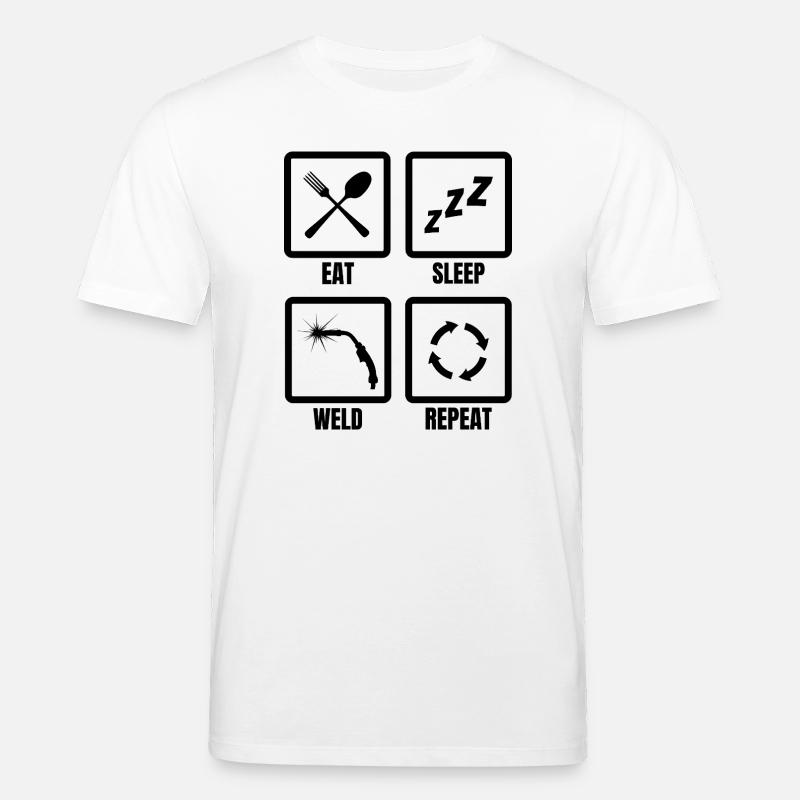 Welder routine - Stanley/Stella CREATOR Unisex Organic T-Shirt - white