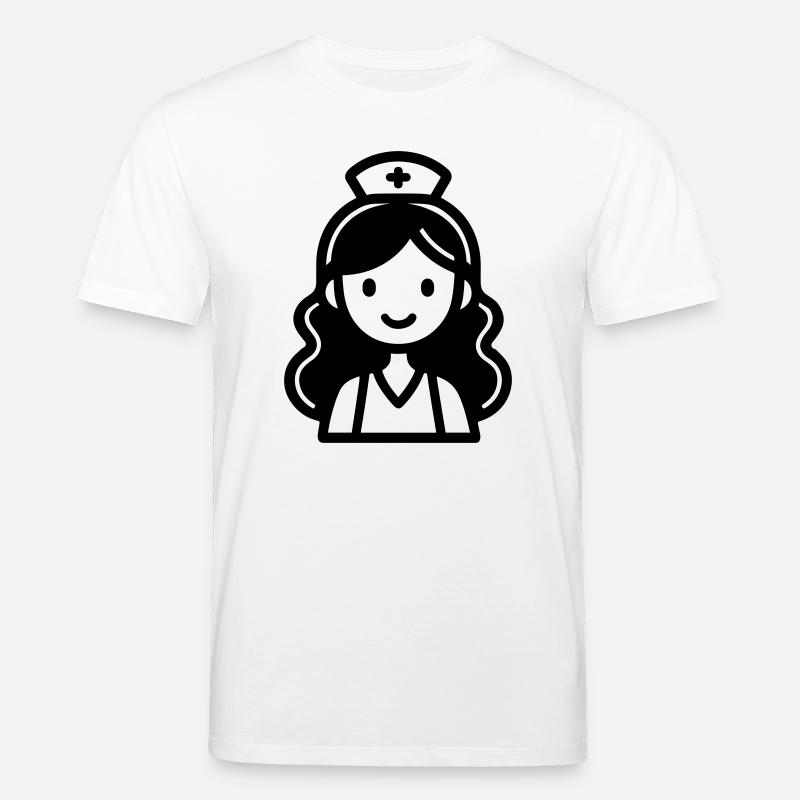 Krankenschwester - Stanley/Stella Unisex Bio-T-Shirt CREATOR  - Weiß